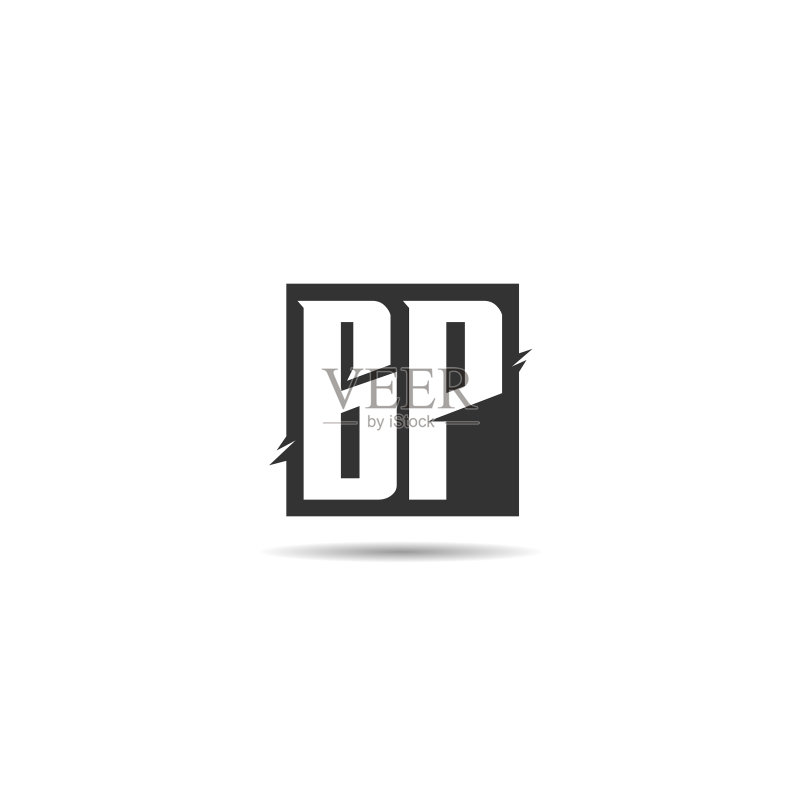 字母BP标志模板设计图标素材