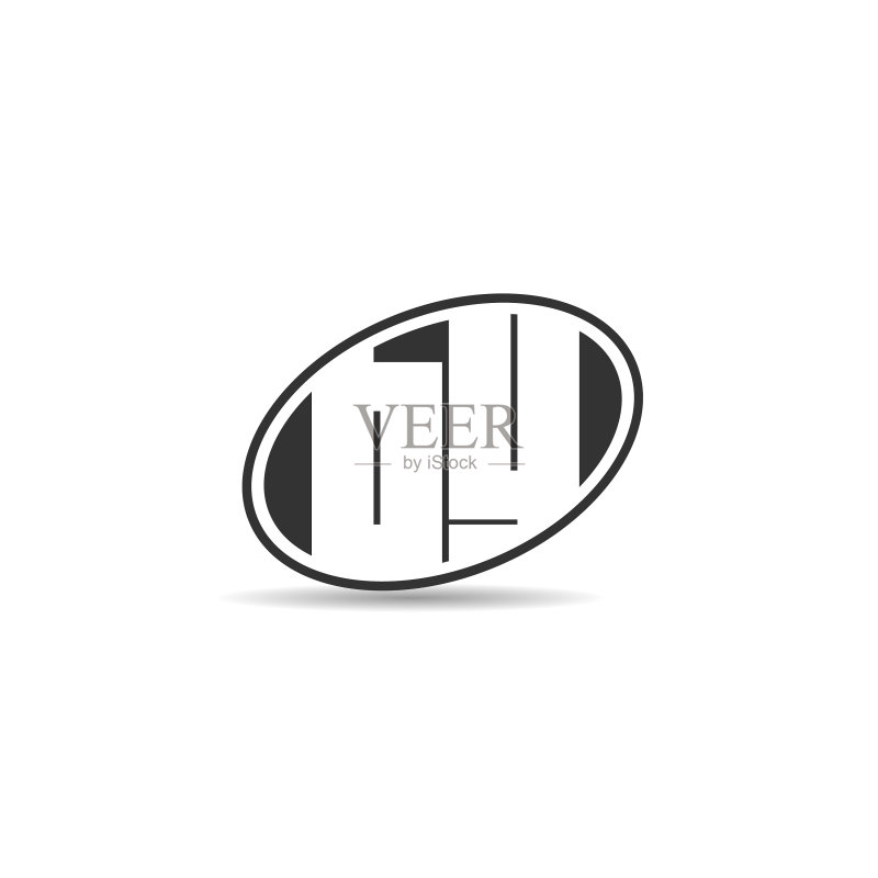 首字母BY Logo模板设计图标素材