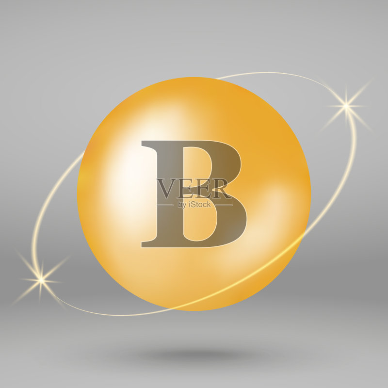 金色维生素胶囊图标图标素材