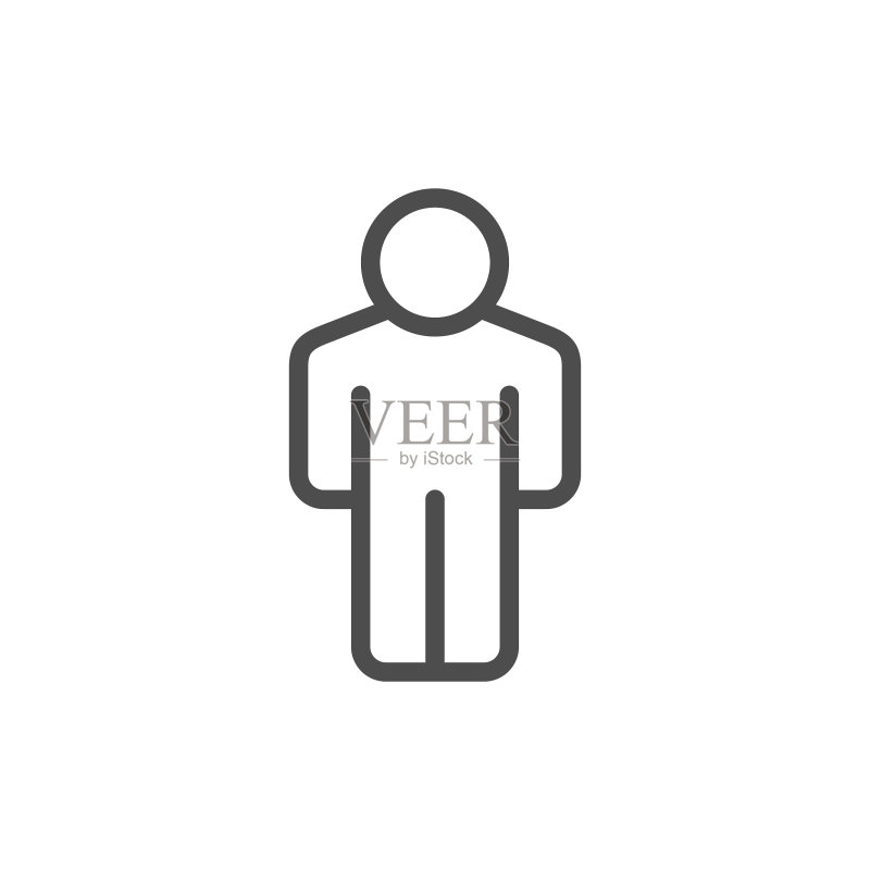 人物线条图标图标素材
