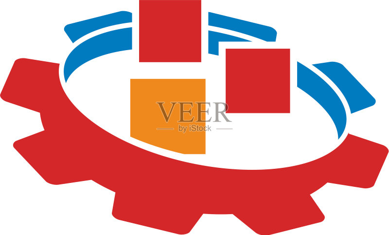 齿轮商业logo设计模板图标图标素材
