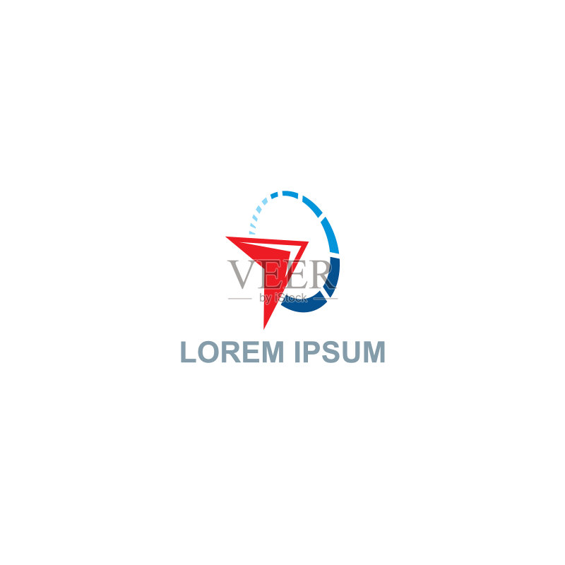 箭头光标导航技术Logo图标素材