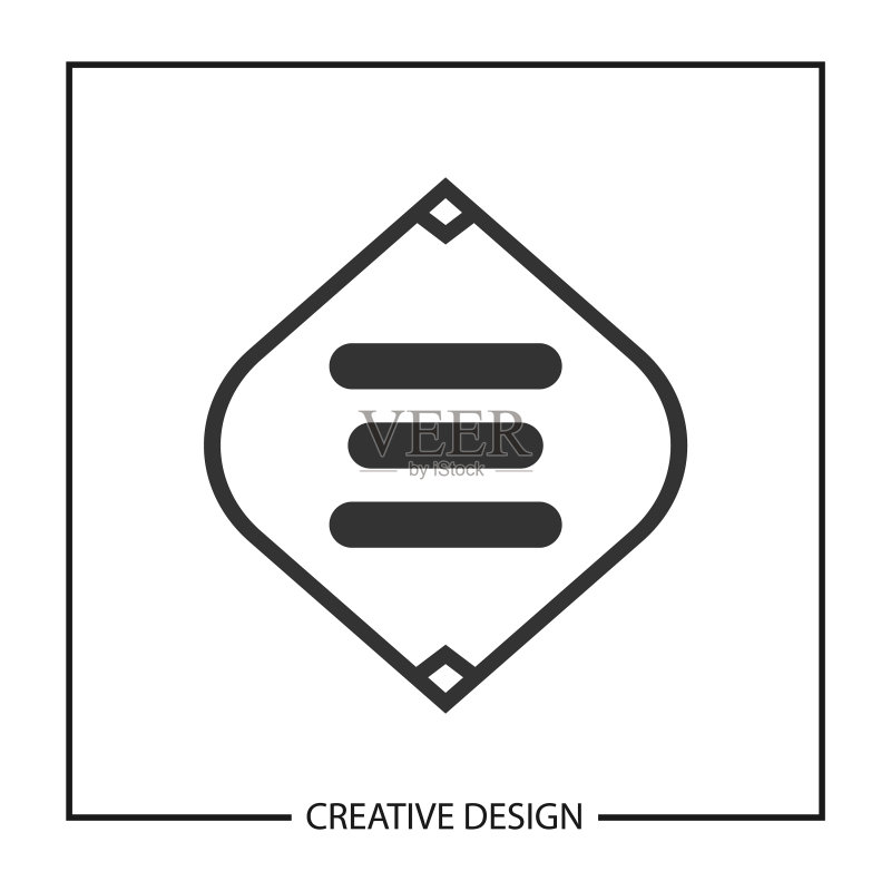 字母E logo模板设计图标素材
