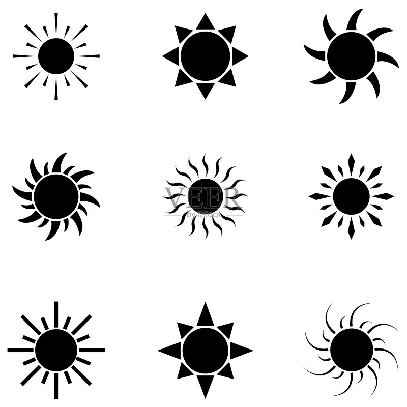 太阳图标设置图标素材