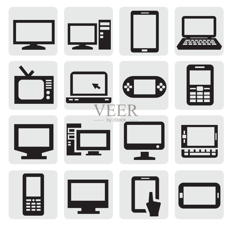 电子设备图标素材