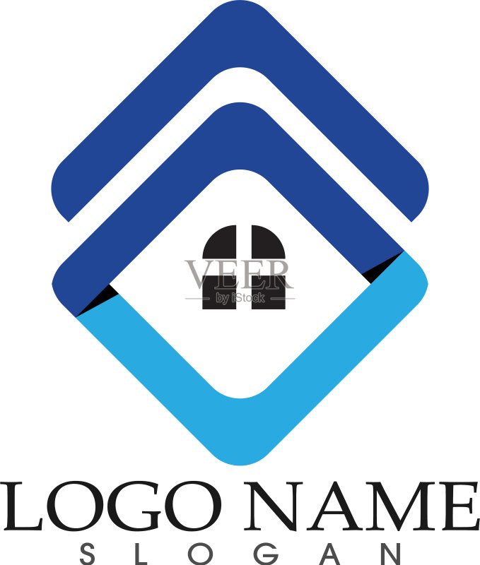 房屋建筑Logo和符号图标模板图标素材