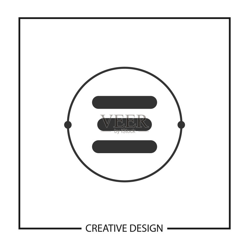 字母E logo模板设计图标素材