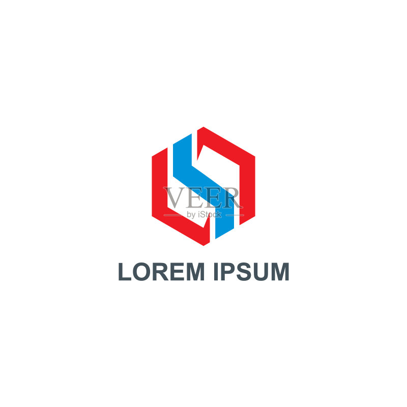 多边形线条商业logo图标素材