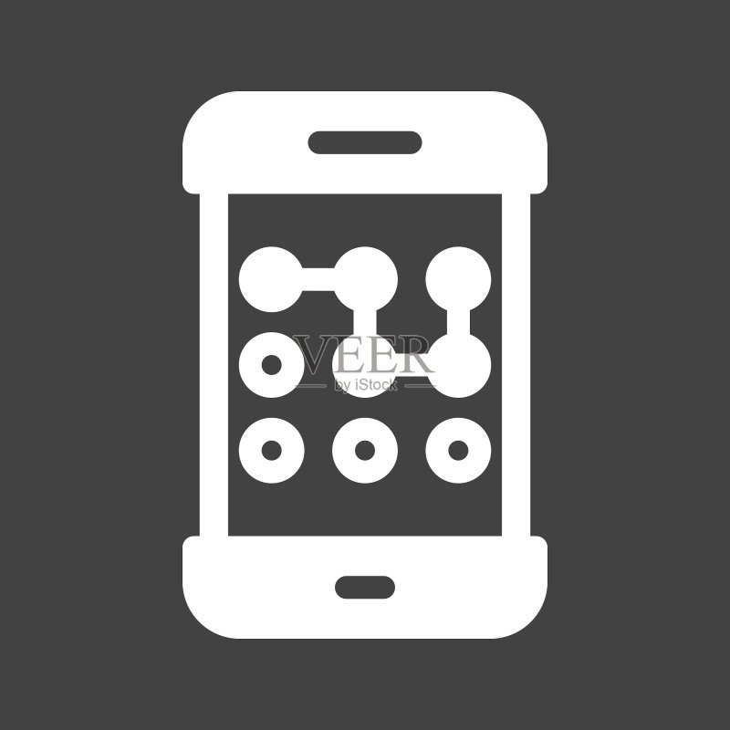 图案锁图标素材