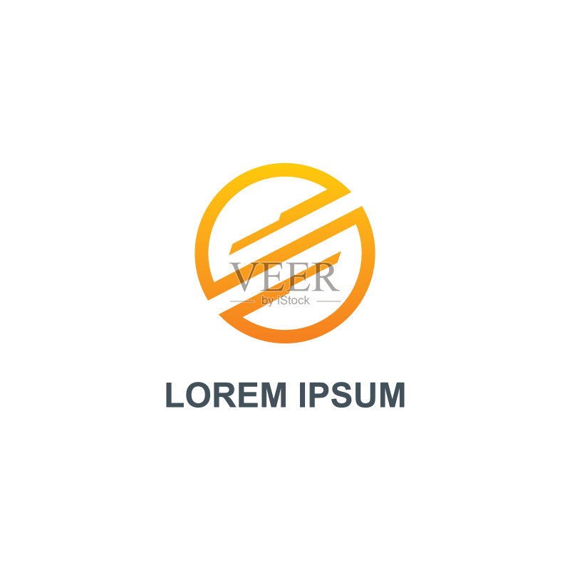 圆形线条科技Logo图标素材