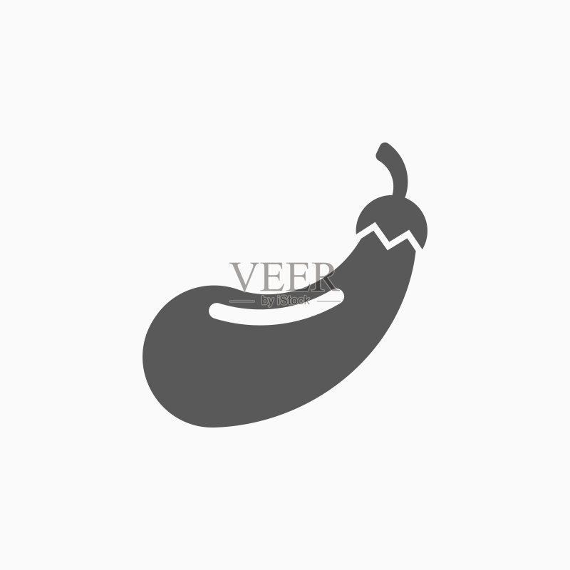 茄子图标矢量素材图标素材