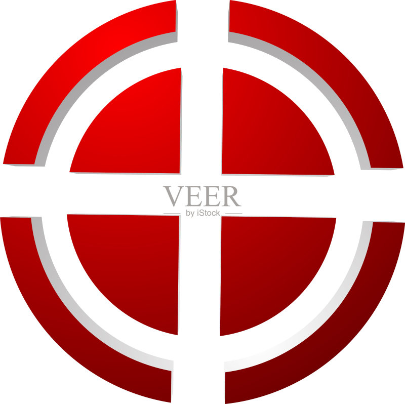 用于聚焦的目标标记十字线图标图标素材
