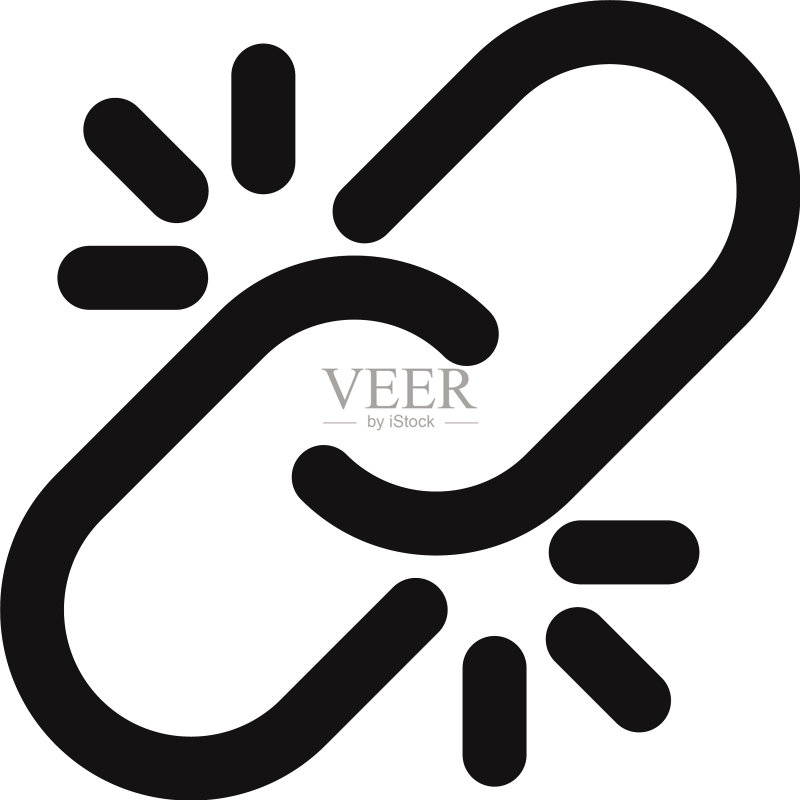 断开的链接图标图标素材
