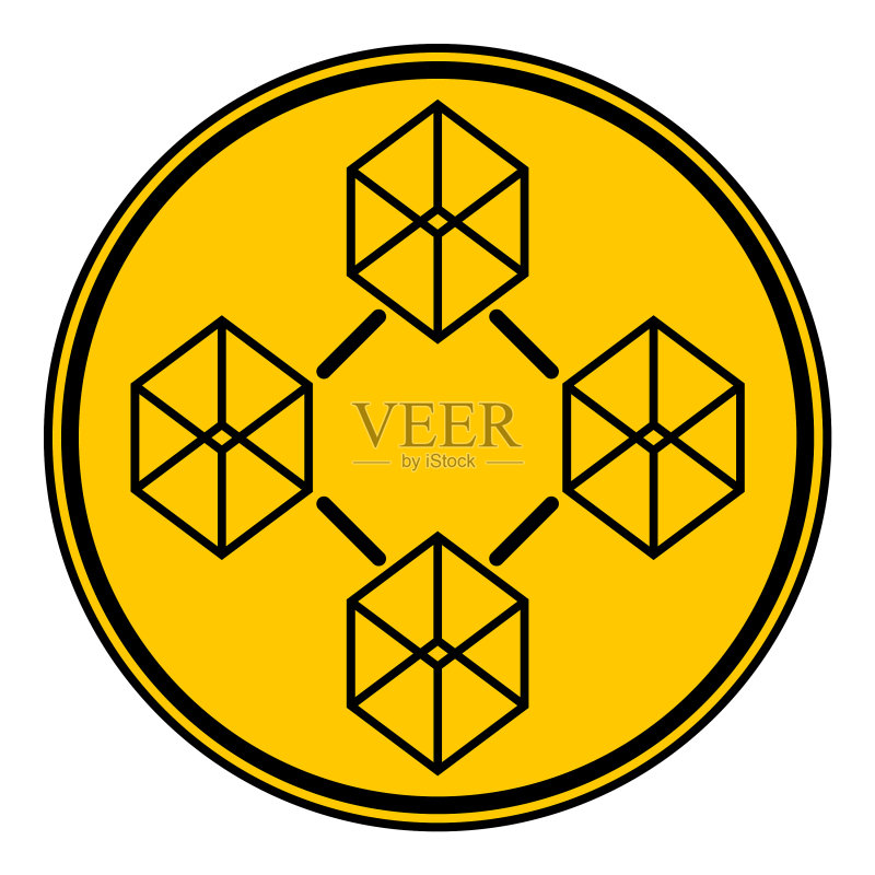 区块链技术图标图标素材