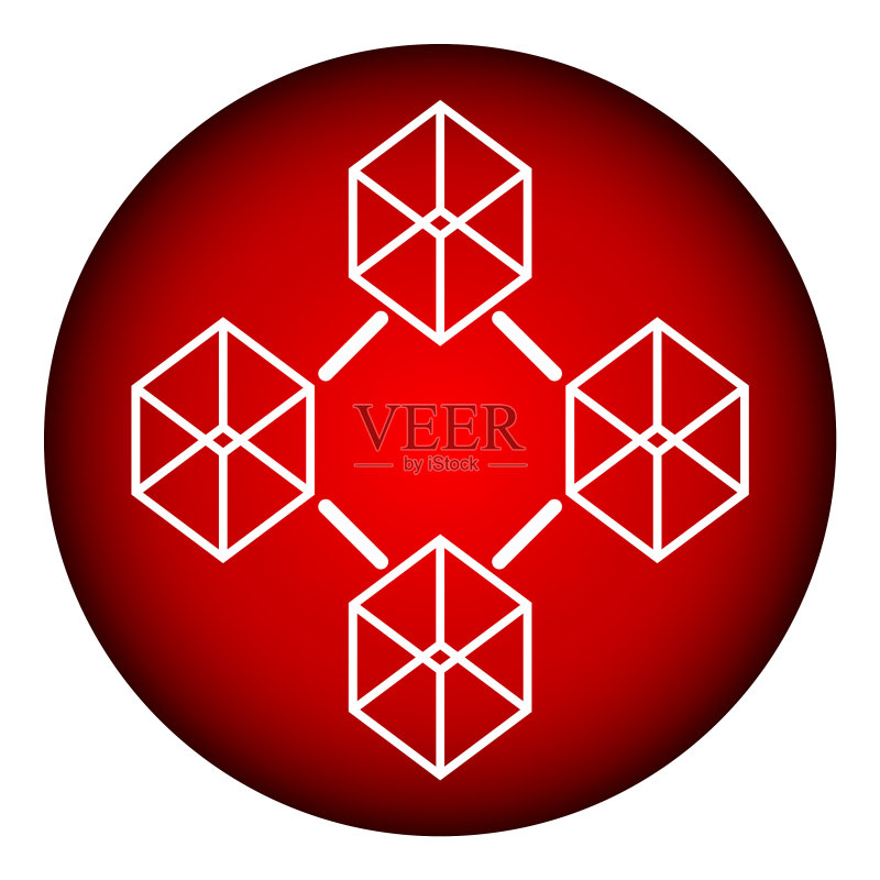 区块链技术图标图标素材