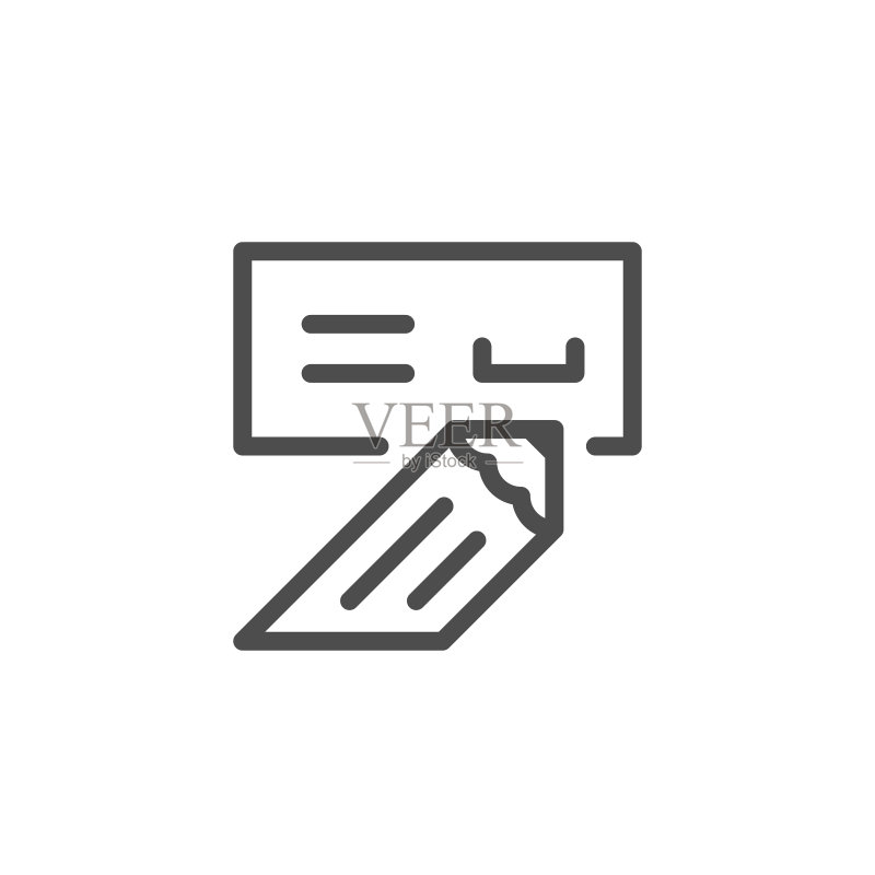 复选框线条图标图标素材