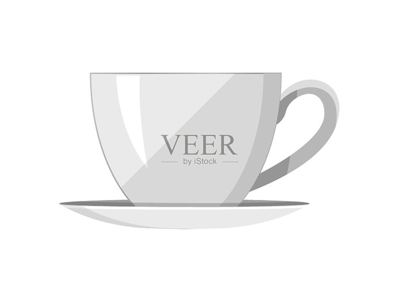 精美茶杯模板图标素材