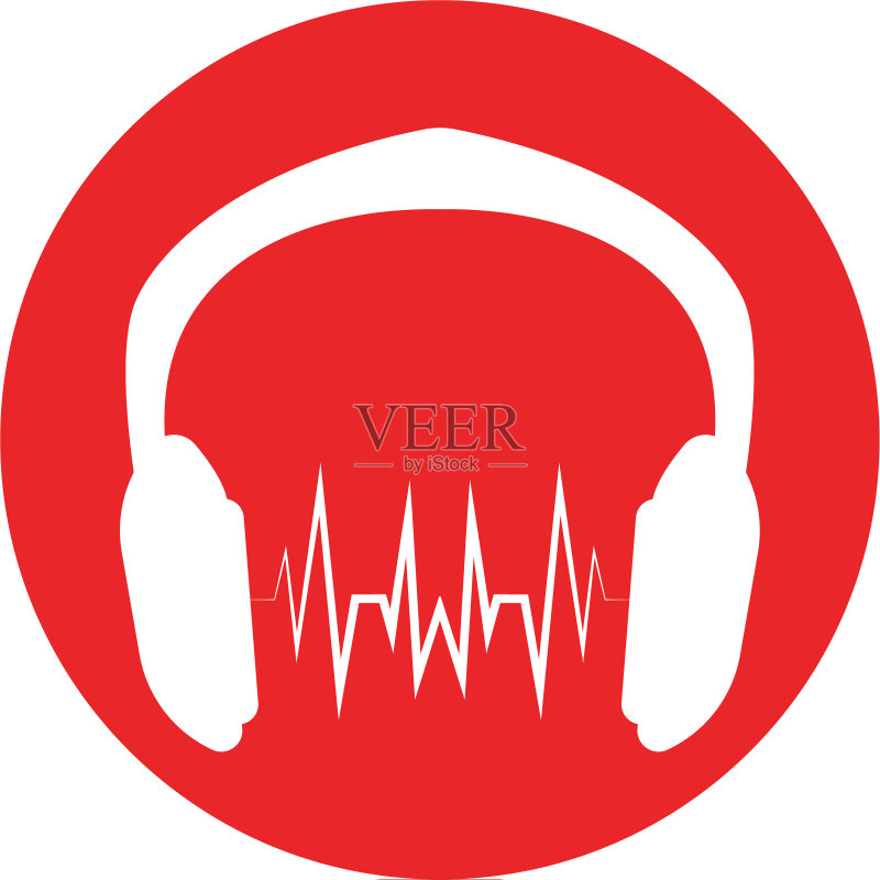 音乐符号logo和图标模板图标素材