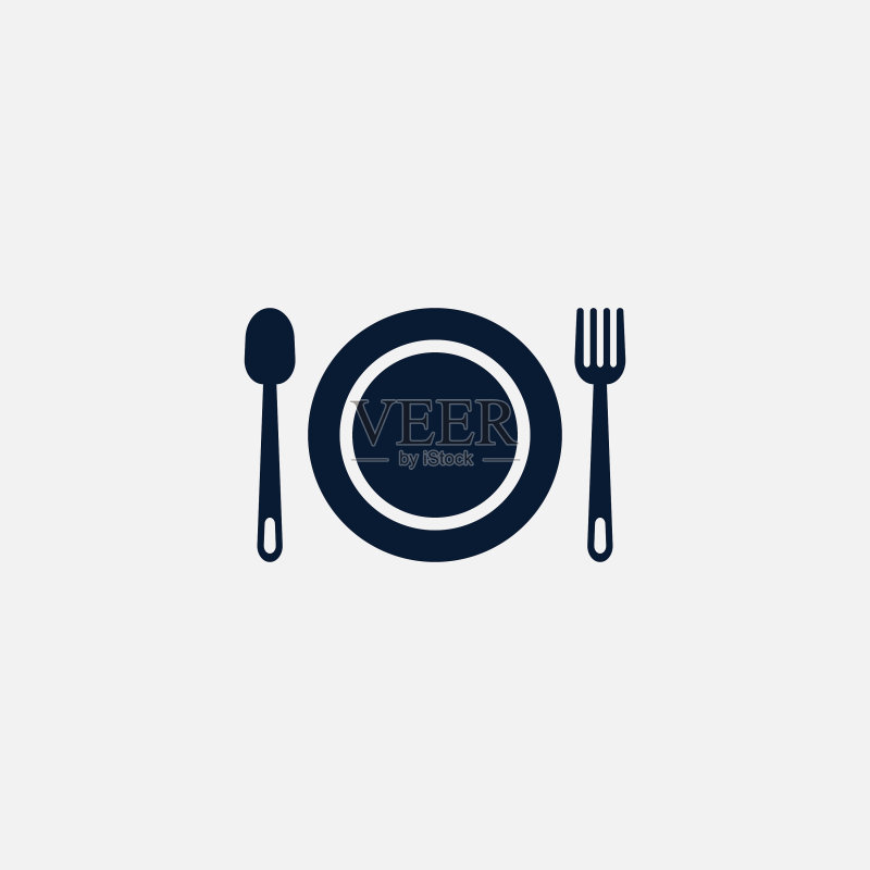 餐盘图标图标素材