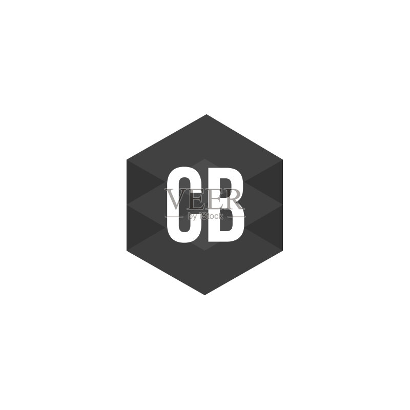 CB首字母标志设计模板图标素材