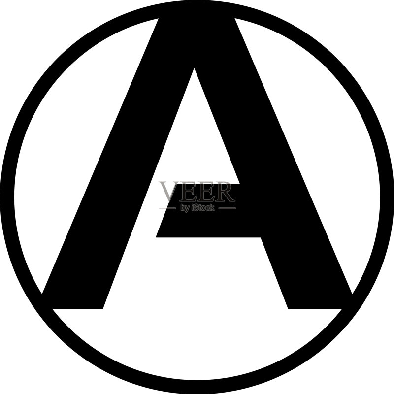字母A现代标志图标素材