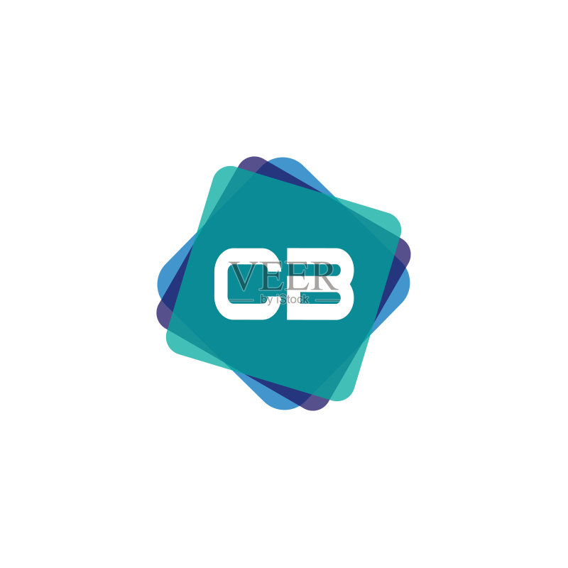 CB首字母标志设计模板图标素材