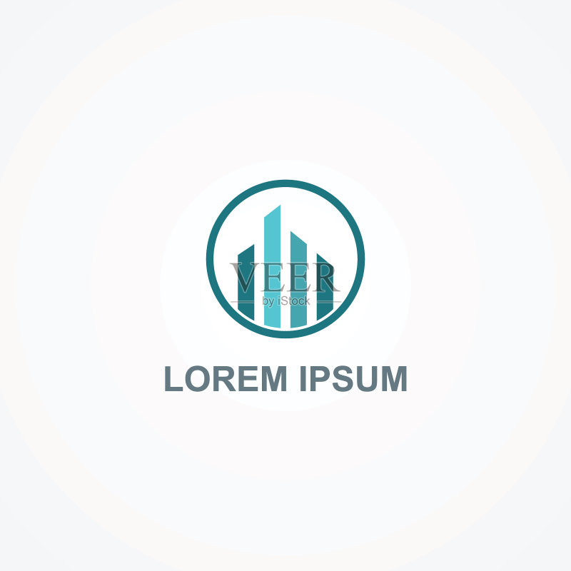 建筑企业logo图标素材