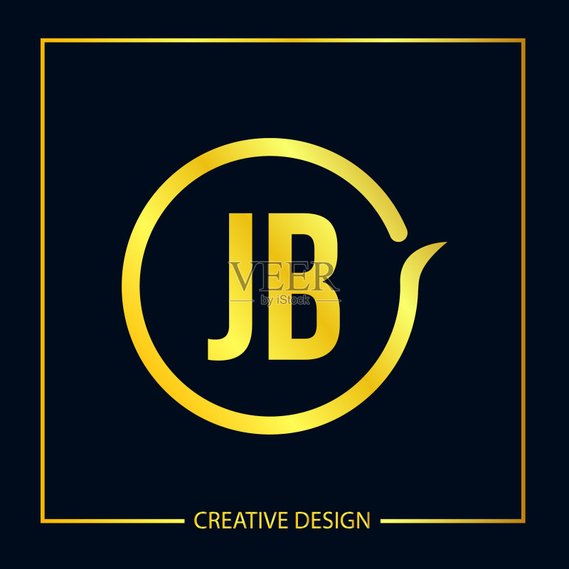 字母JB Logo模板设计图标素材