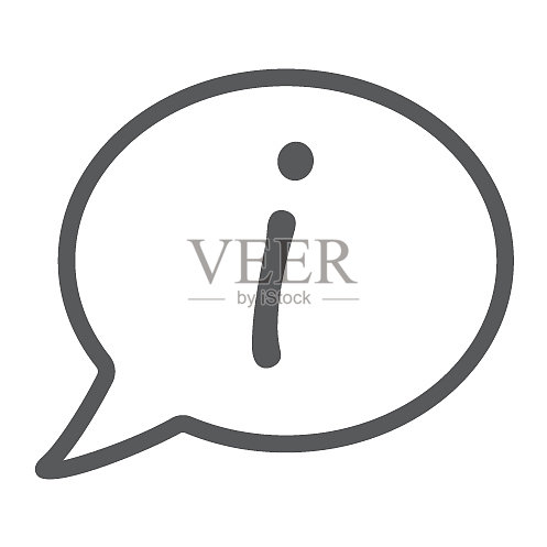 电子商务和营销信息线图标图标素材