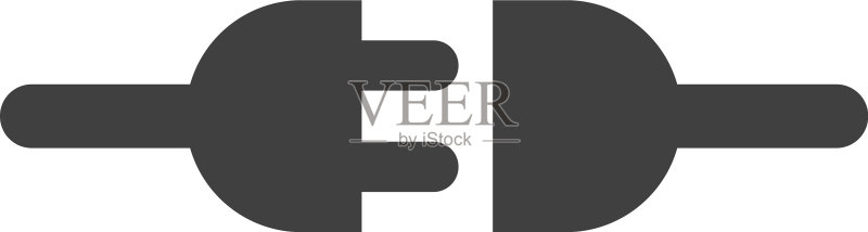 电力连接扁平图标符号图标素材