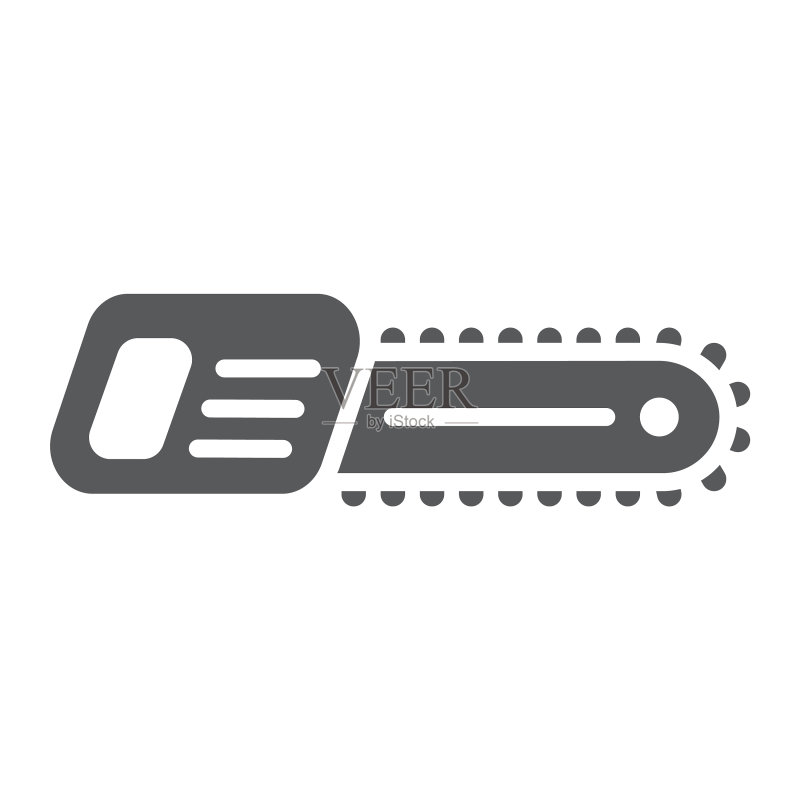 链锯图标工具和设备图标素材