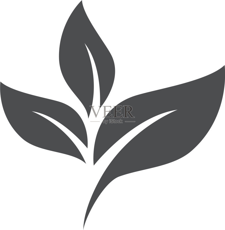 叶的标志图标素材
