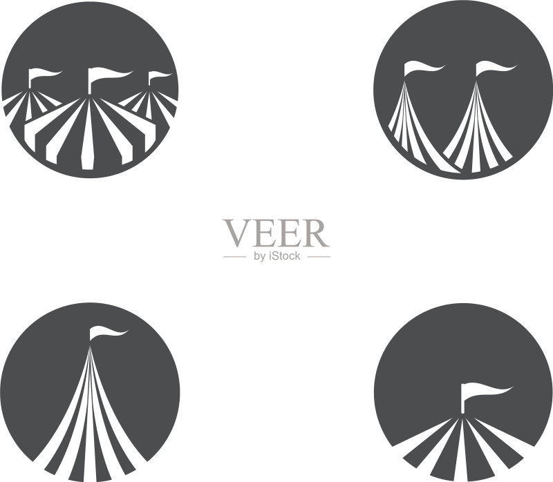 马戏团logo模版图标素材