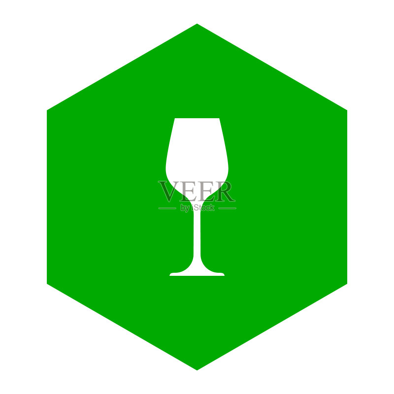 酒杯和梳子图标素材