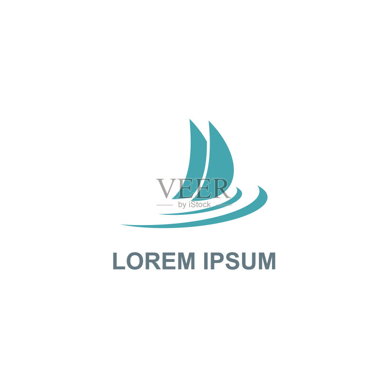 游艇Logo图标素材