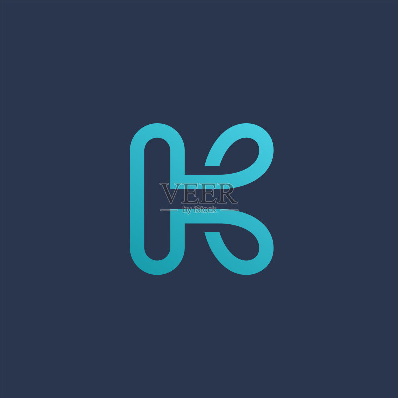 k字母标志图标设计模板元素图标素材