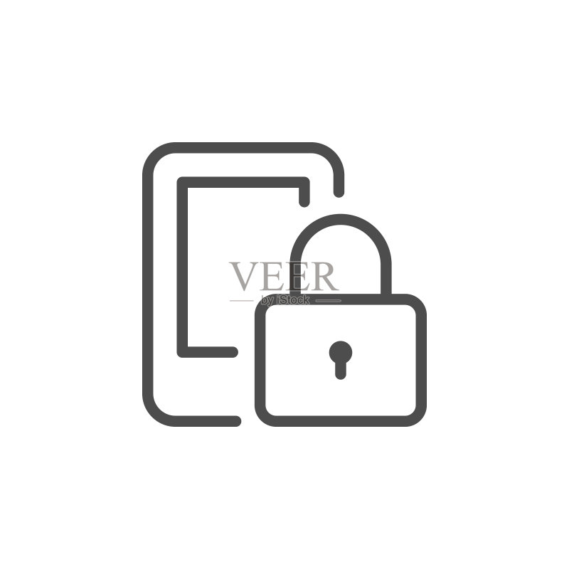 移动安全线图标图标素材