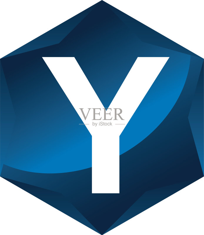 现代字母Y图标素材