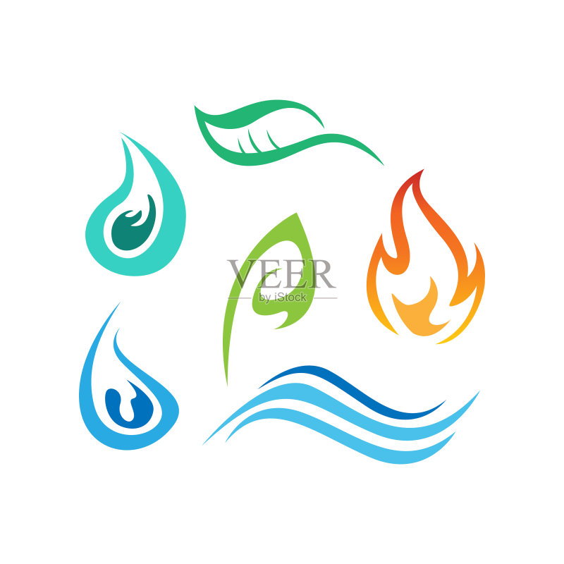 自然logo元素合集图标素材