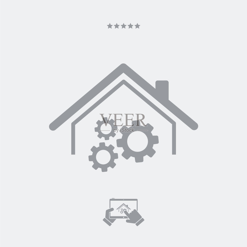 家庭工作系统-Web图标图标素材