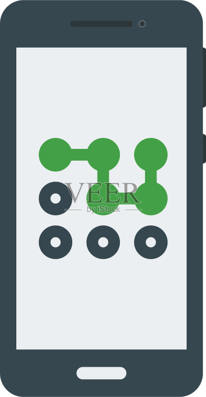 图案锁图标素材