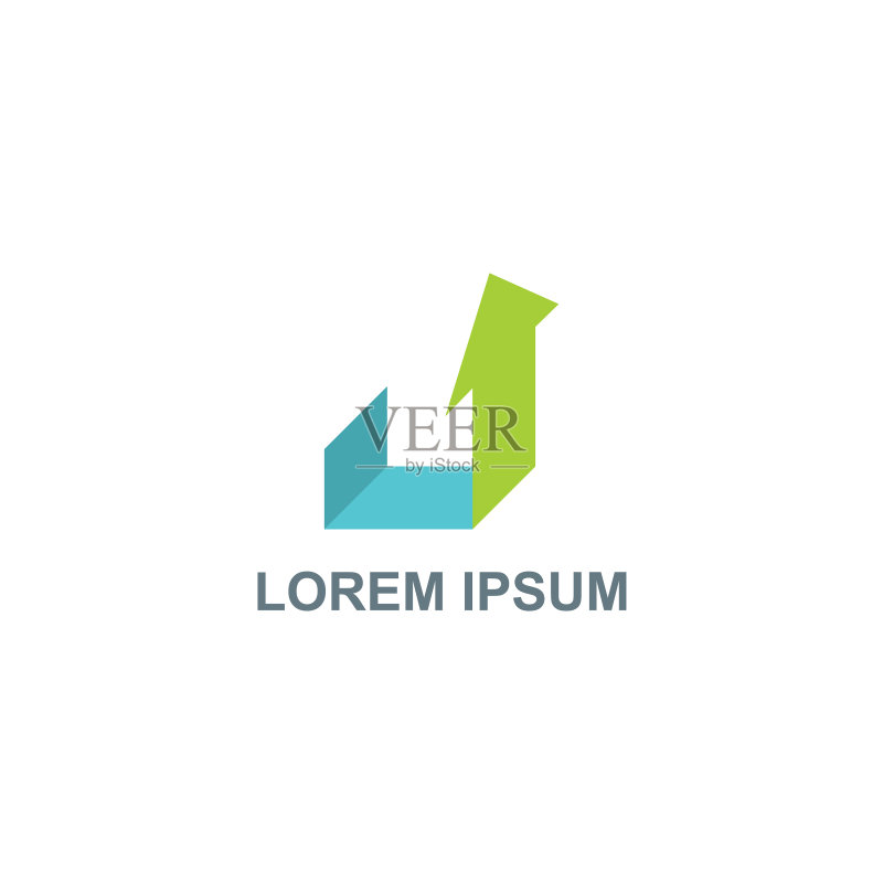 箭头形状公司Logo图标素材