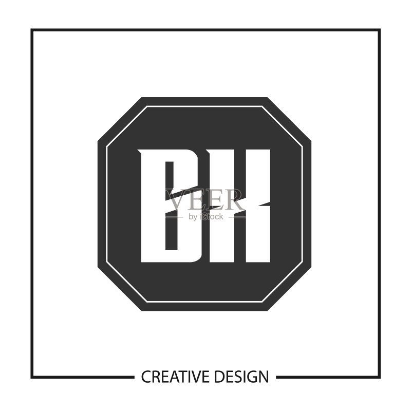 字母BX Logo模板设计图标素材