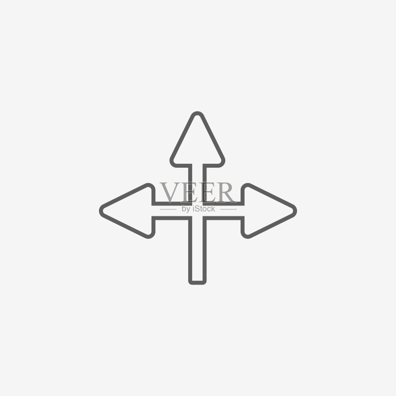 新通用箭头图标素材
