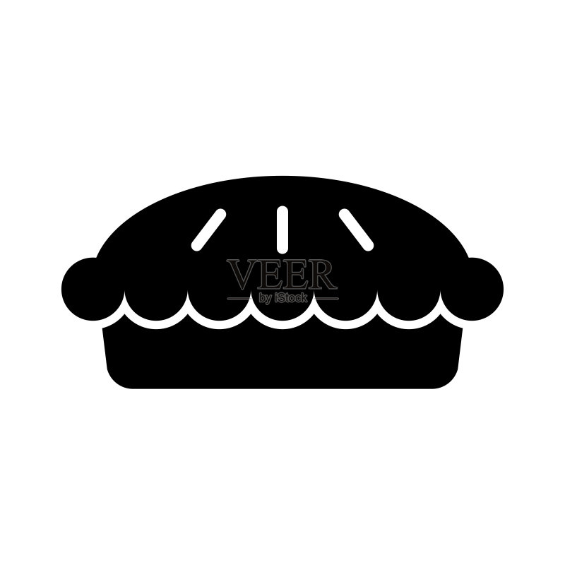 饼食品图标矢量设计模板图标素材