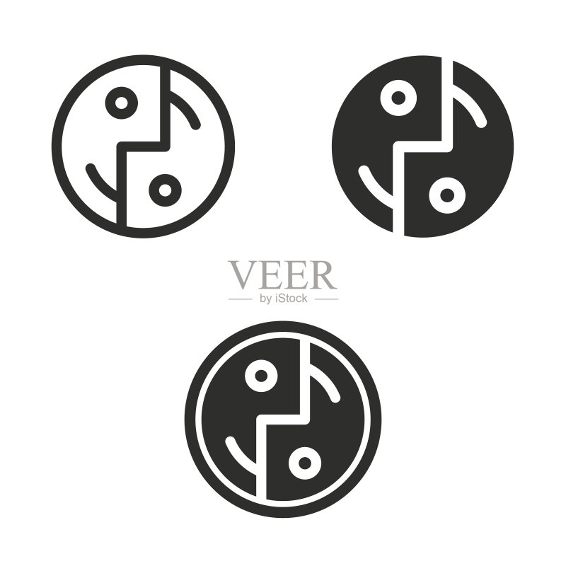 数字互动图标集图标素材