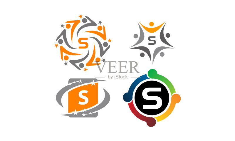 S标志现代模板集图标素材