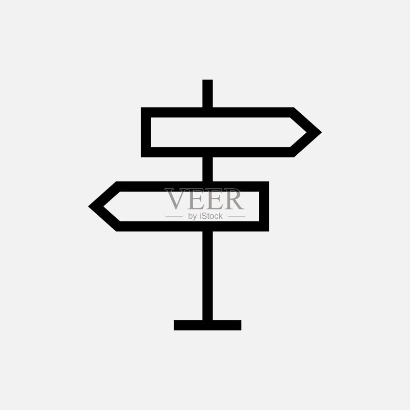 路标图标图标素材