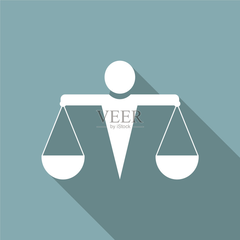 带长阴影的比例图标图标素材