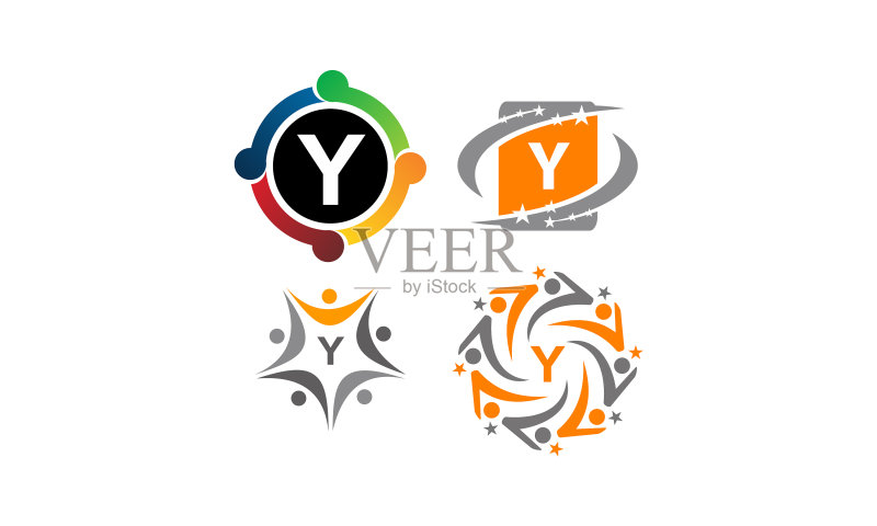 Y字母现代模板标志图标素材